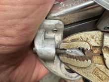 Vise grips were a bad idea but they got me started.