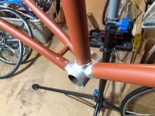 Previous owner wanted the look of “chromed” lugs.