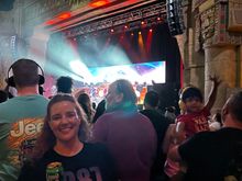 Young kid on dad’s shoulder on the left having a blast. Corrupt them young lol. 