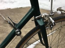Nice sloping fork crown