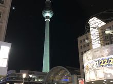 The Sov-era TV tower dominates the city