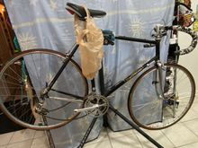A little basic clean up, getting rid of the brake cables, tape