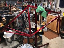 Over view of frame