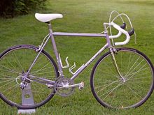 Local pickup I grabbed, refurbished, and then donated to the local bike collective
