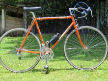 nz built Mitchell racing machine from the 1970s in new but accurate paint