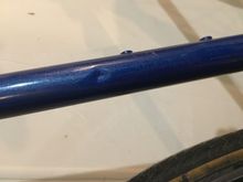 seat tube dent