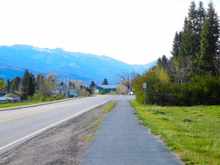 Bike path running alongside my place