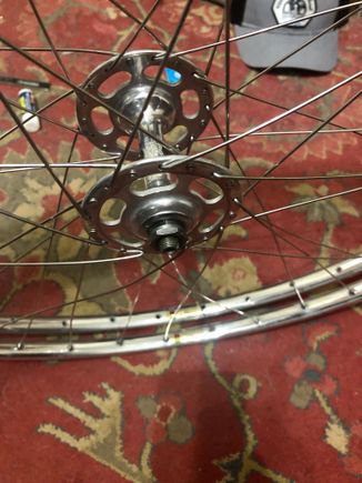 all laced, ready to start truing...