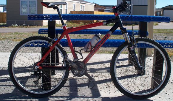 The nicer wheels turned out great on the Schwinn.