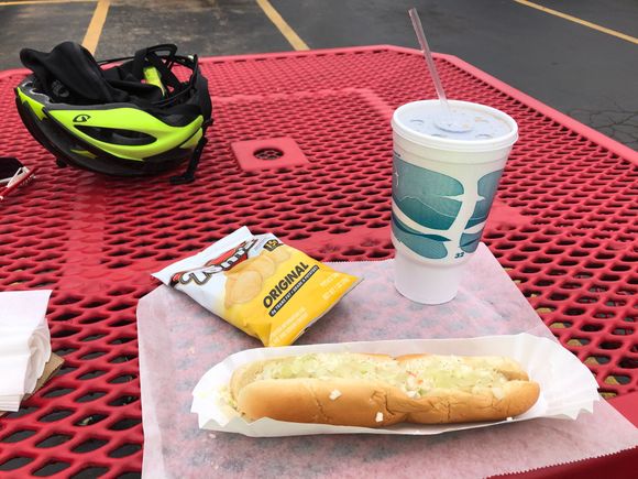 Lunch! Footling hot dog special all for $5