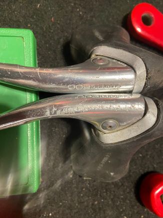 Not the best shape but in working order except for a stuck cable in the right lever 