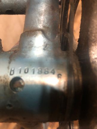 Missing cable guide reveals the serial number.