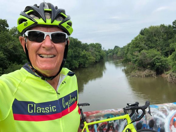 Crossing the Dan River into Virginia 