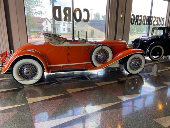 The "Dreamcicle" '31 Chord.  One of my favorite cars in the museum.