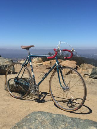 1971 Motobecane LeChampion at the top of the world.