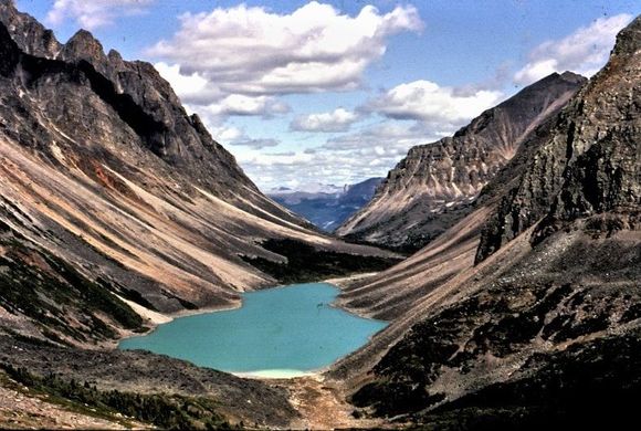 Beryl Lake from Campus Pass trail, Jasper NP ^