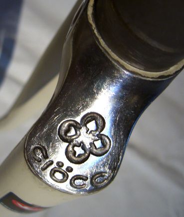 I stripped the crummy dull aluminum-looking paint off this once-chrome-plated CIOCC crown so it's not exactly the "before" pic, but this is one side with rough sanding