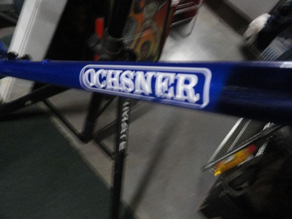 Down tube decal detail