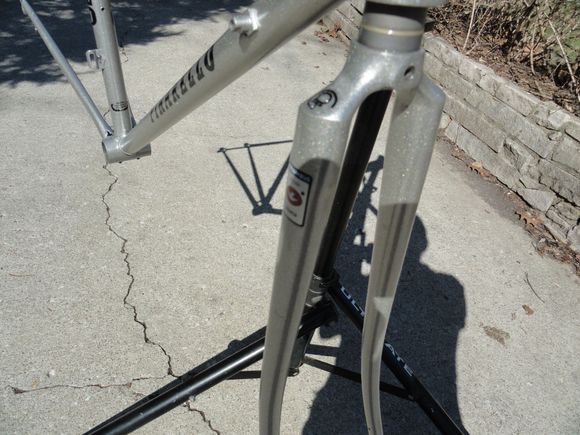 Cromor tubes  for both frame and fork.