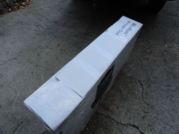 All sealed up and weighed on the scrapyard scale at 15#.   Now to get labelling on she is off to Colorado.
