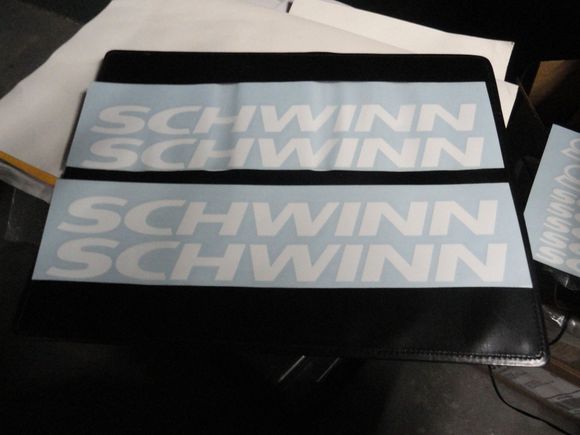 Two sets large solid decals