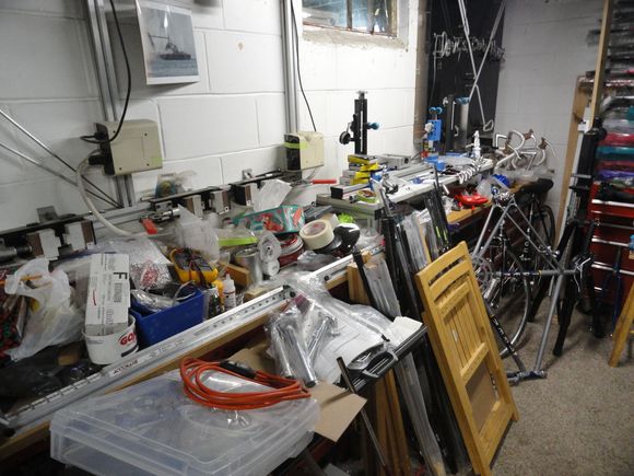 And this twelve feet of golf shop equipment. with at least 12 drawers of part storage.