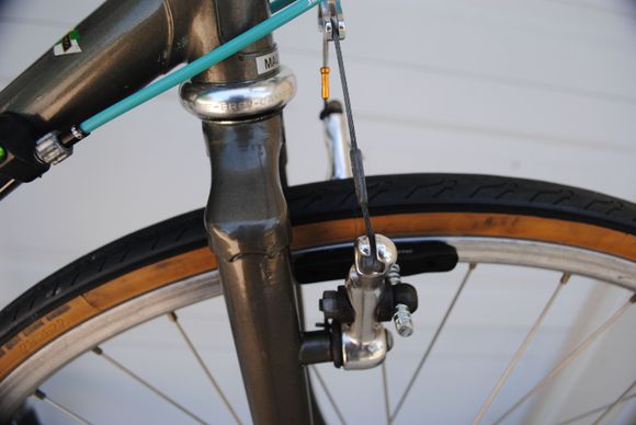 Maybe the last fork crown on a production bike.  