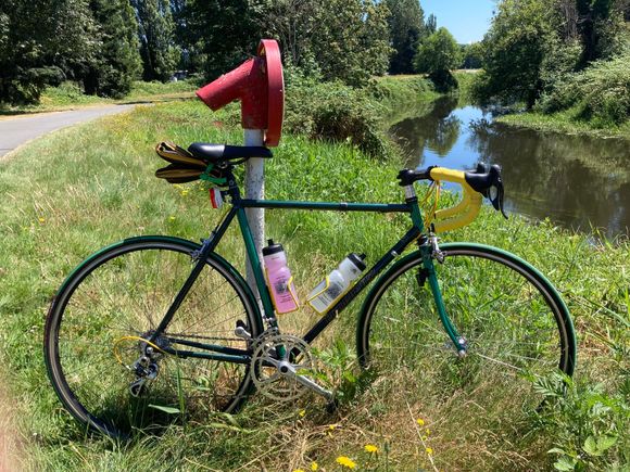 
2006 Rodriguez using the cranks from a 1979 Holdsworth