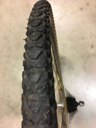 Very little use. Mounted backward?