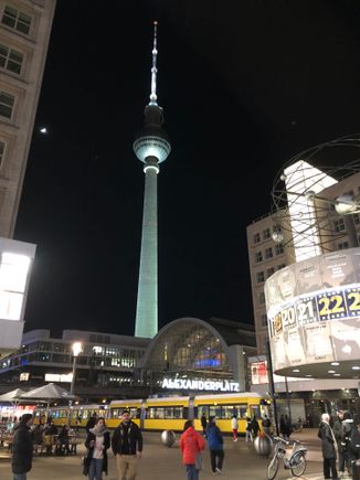 The Sov-era TV tower dominates the city