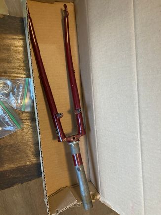 … and a fork!  About to measure everything before installing!