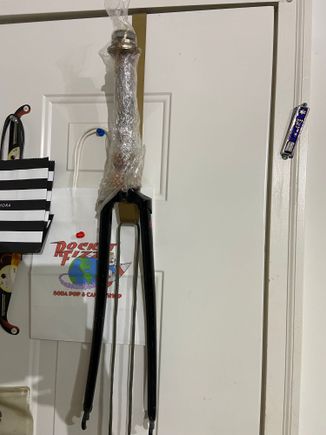 Tange Bianchi fork from ‘87 Sport SX, steerer 
