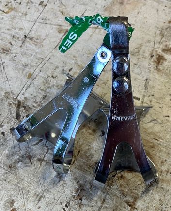One called "Mikashima" has double rivets one called "MKS" has single rivet