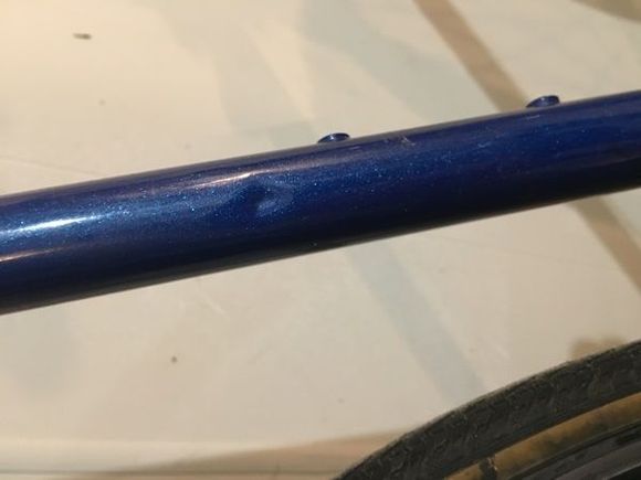 seat tube dent