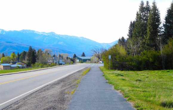 Bike path running alongside my place