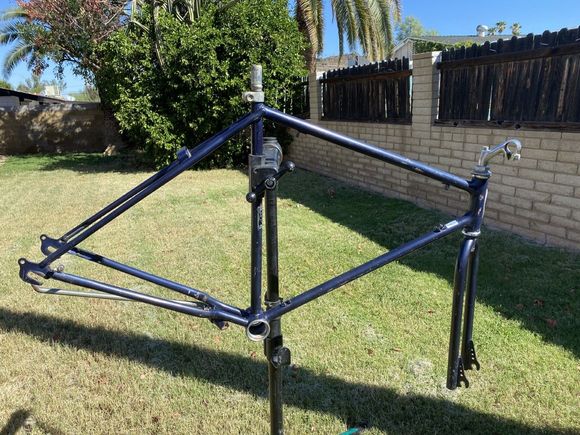 1983 Schwinn Sidewinder frame in blue