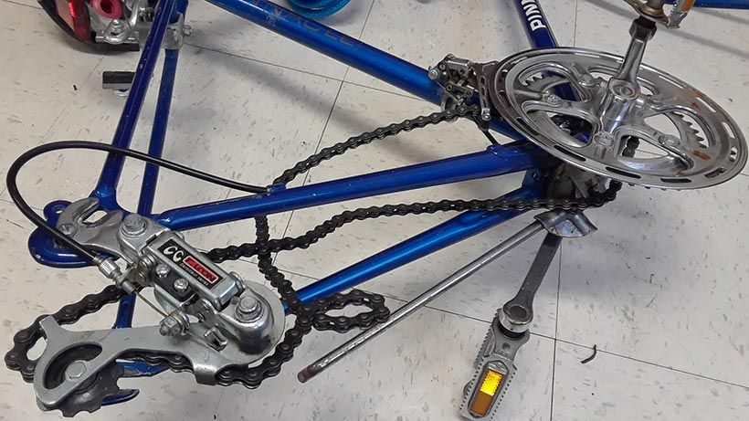 untangling bike chain