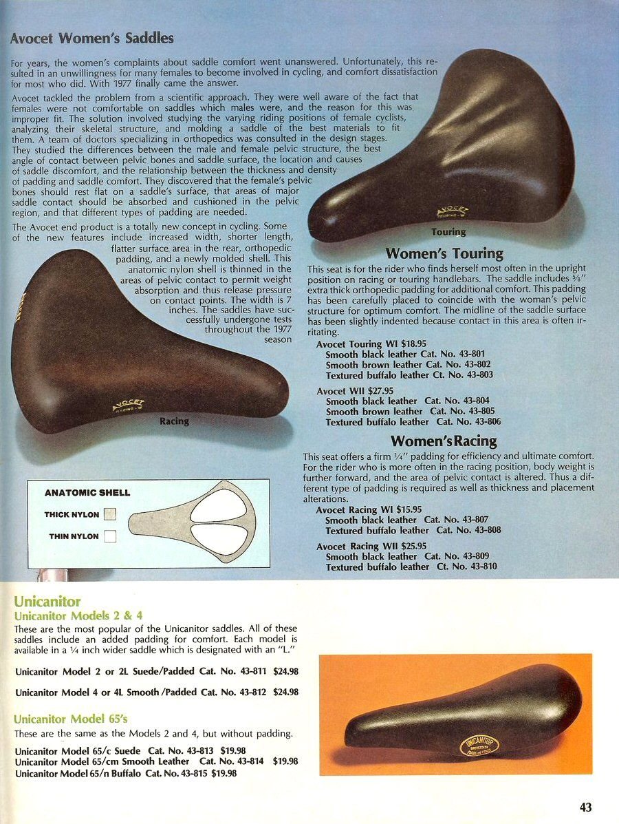 avocet o2 saddle