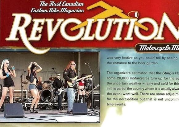 revolution magazine SKARD rock band