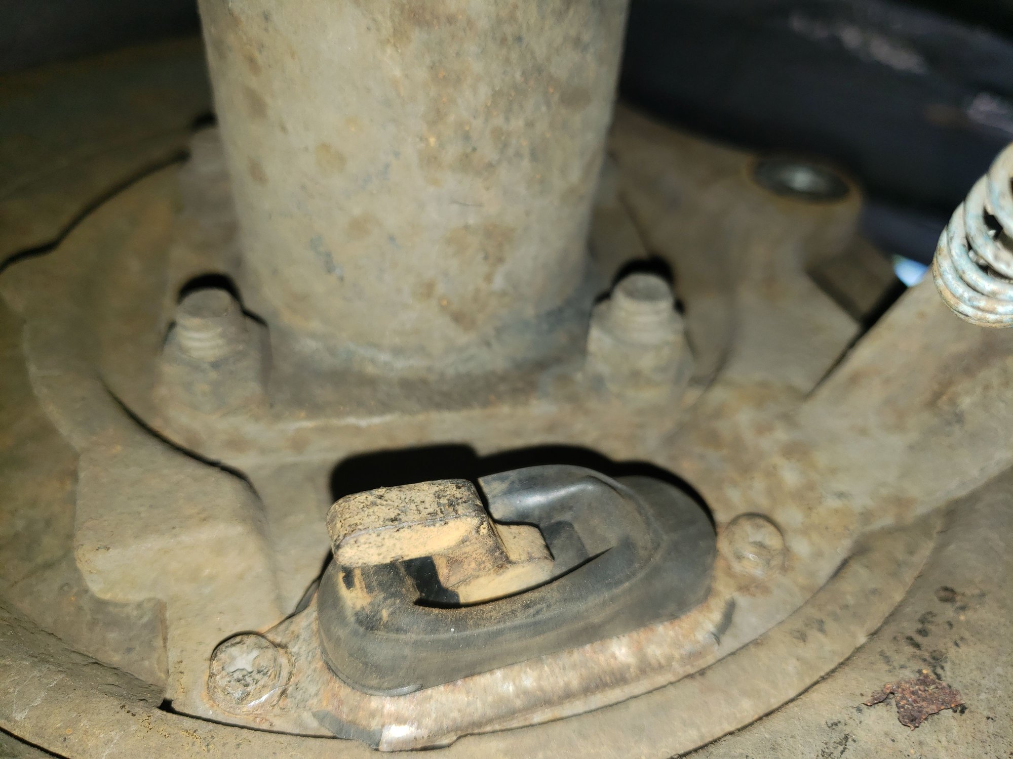 Installed seal without cable attached. 