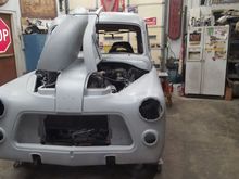 Fender and hood fitting on new core support 