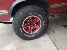 Experimental on junkyard wheels. Ugggghhhhhhh.....