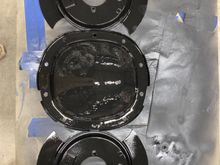 Painting and clear coating complete front