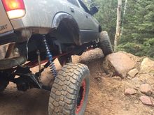 Rear flex on the mountain