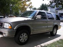 side shot front quarter with P.A. 2" lift and new Energy Suspension Body Bushings. 161000 miles