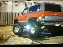 85 Blazer   40'' Super Swamper's on Weld wheels, D60 ARB, 14B Detroit, 4.88's