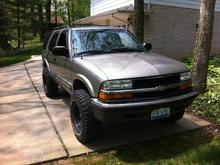 finally got her lifted n tires on!