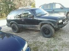 flat black powder coated rims