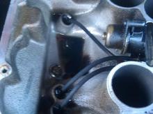Where gas was flooded into the Engine