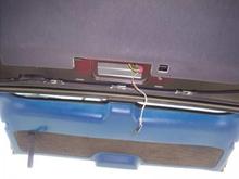 removed trunk light panel